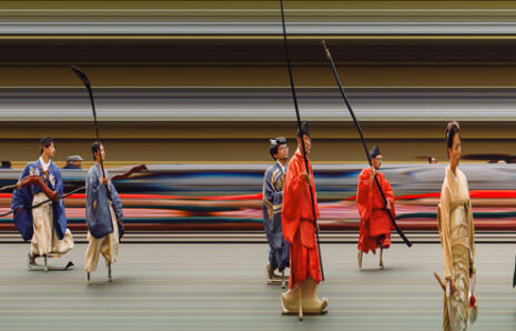 Line Scan—Jidai Matsuri (Festival of the Ages)